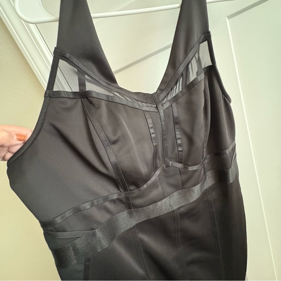 Torrid NWT Mini Scuba Bodycon Black Midi Pencil Dress, 1x - Picture 3 of 10